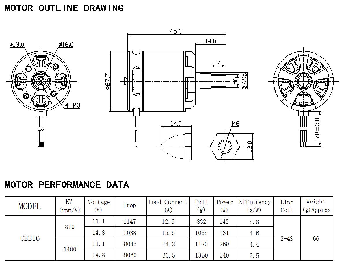 Racerstar-Racing-Edition-2216-BR2216-810KV-2-4S-Brushless-Motor-fuumlr-350-380-400-450-RC-Drone-FPV--1083206-12